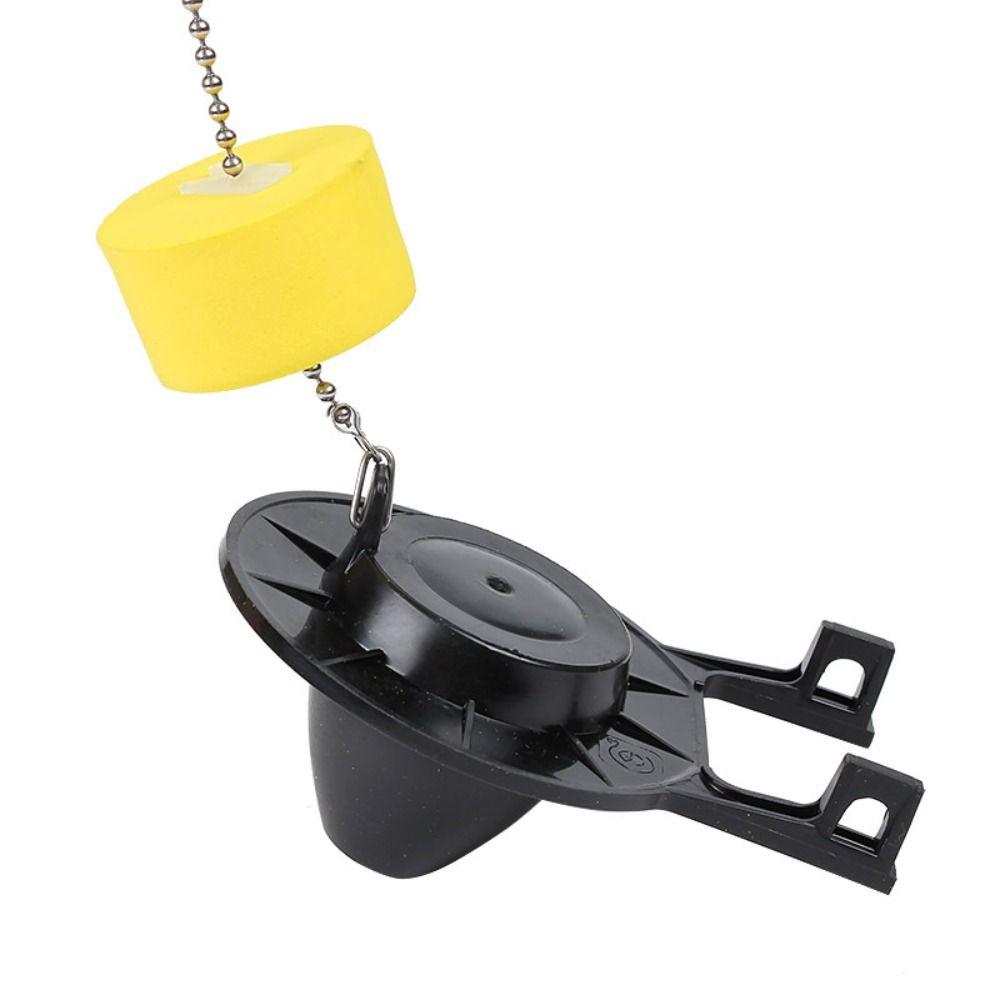 Black Toilet Flapper Replacement Kit US Standard Float Racket Cover Vintage Toilet