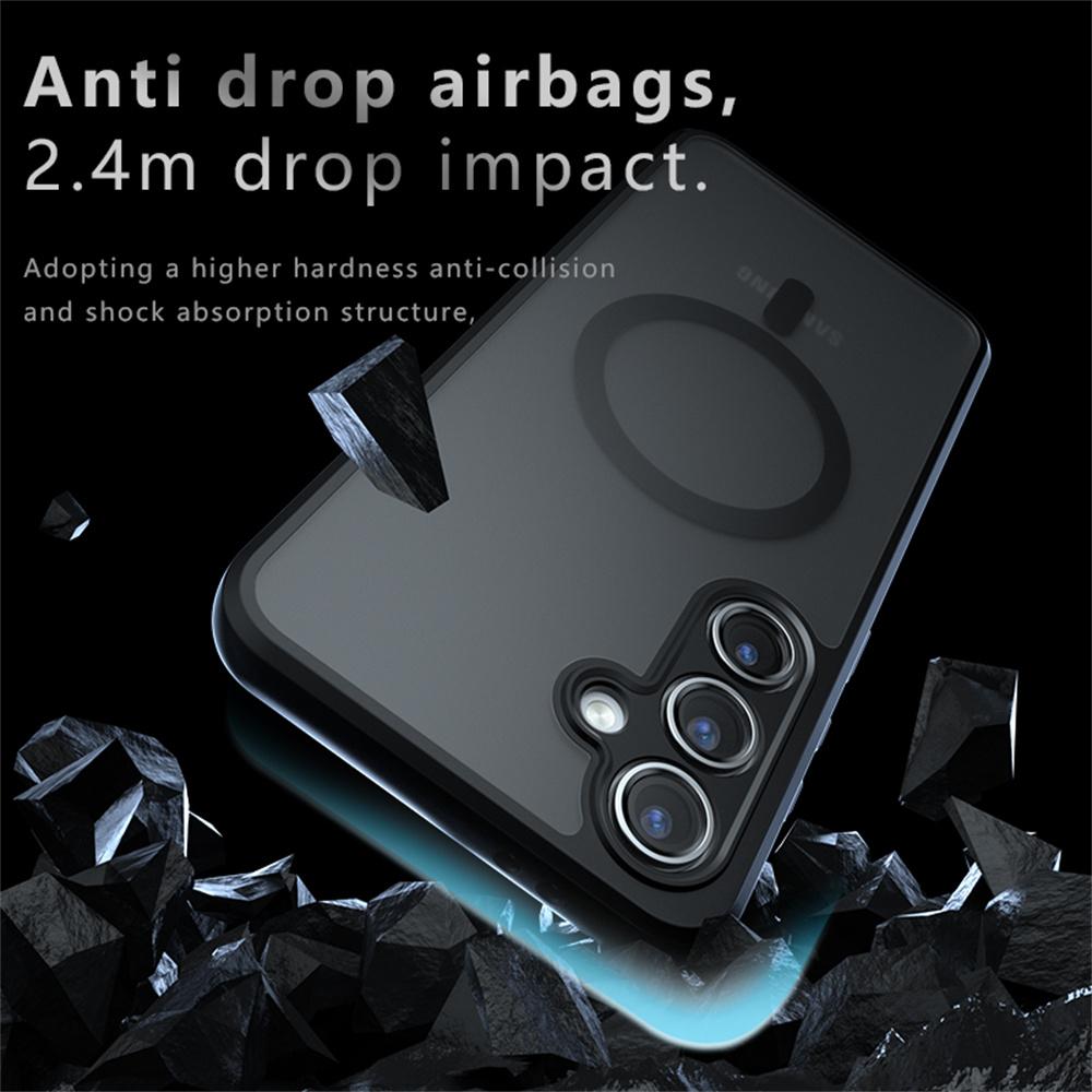 Luxury Matte Magnetic For Magsafe Case for Samsung S26 S25 Edge S24 Plus S23 FE S22 Ultra A55 A54 A35 A34 A25 A16 A15 A06 Cover