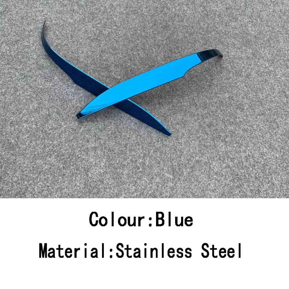For Toyota Venza/Harrier 2024 ABS/Steel Frame Side Rearview Mirror Strip Cover Trim Sticker Eyebrow Accessories