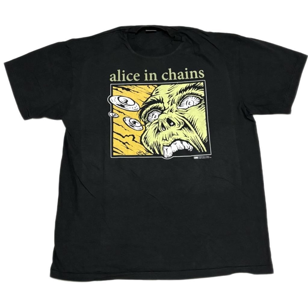 Винтажная футболка Alice In Chains 90-х годов, группа, гранж, рок, концертный тур, РЕДКАЯ, размер XL, РЕПРИНТ, унисекс