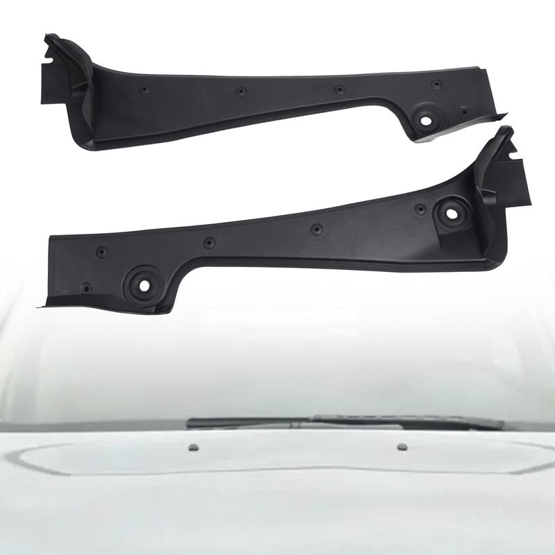 2Pcs 51717027083 Wear Resistant Front Windshield Wiper Side Cowl Cover Trims Fenders LH and Rh for BMW 5' E61 Lci 2005-2010