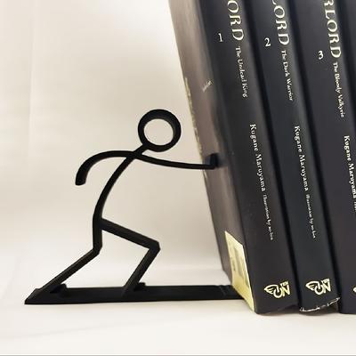 2 шт. Черная минималистичная подставка для книг, Студенческое офисное настольное хранение, Креативные канцелярские принадлежности, Декор для дома, гостиной и кабинета