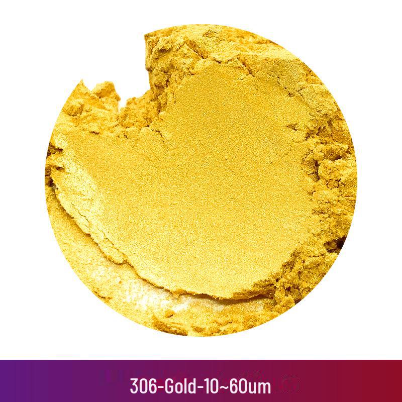 Slime Magic Pearlescent Gold Mica Glitter Powder for Paint & Plastic
