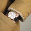 DANIEL WELLINGTON Европейские и американские часы Серия Хронограф с тремя циферблатами Часы Кварцевый механизм Кожаный ремешок Белый циферблат Мужские часы DW00100646