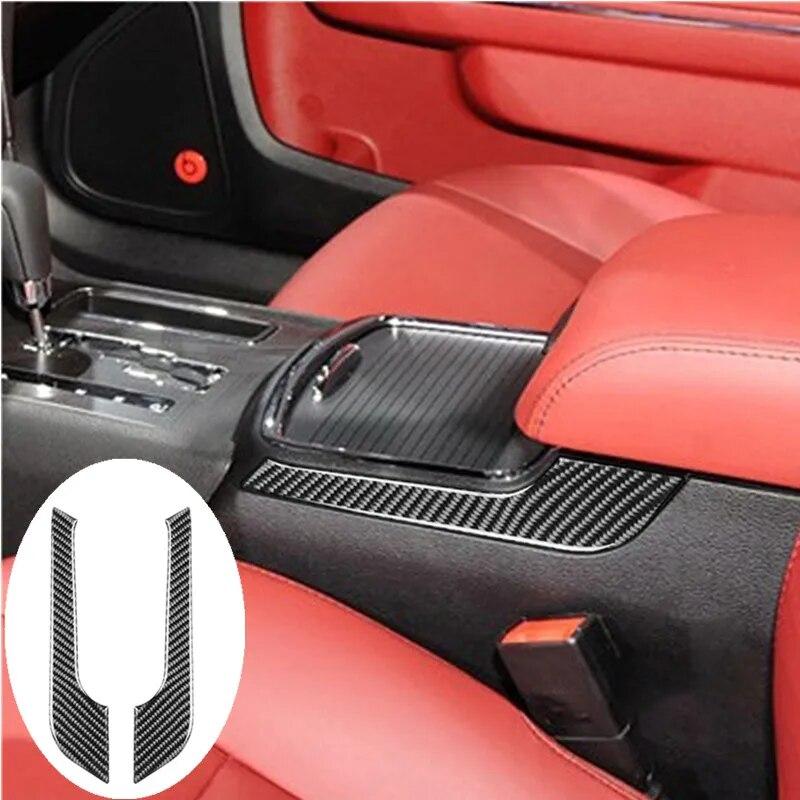 Car Interior Decoration Protection Carbon Fiber Sticker For Dodge Charger 2015-up Deluxe Auto Styling Accessories