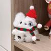 Милый мультяшный рождественский плюшевый щенок кукла кулон креативный рюкзак подвески украшения аксессуары