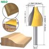 8mm Shank Panel Raiser Router Bit - Vertical - Ogee Bead - cutter woodworking bits wood milling cutter