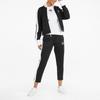 Puma Iconic T7 Crop Jacket With Embroidered Logo Color Block Retro Sports Knit Jacket Women Jacket Black 532943-01