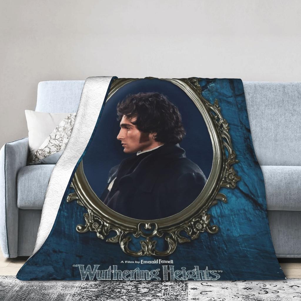 Wuthering Heights Movie Blanket Fleece Textile Decor Jacob Elordi Breathable Ultra-Soft Throw Blankets for Home Bedspreads