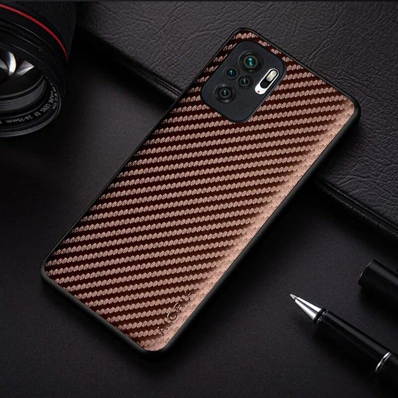 Чехол для телефона с текстурой углеродного волокна для Xiaomi Poco M5S M5, модный дизайн, мягкая задняя крышка для Xiaomi Poco M5 M5s, чехол