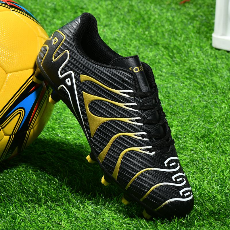Мужские футбольные бутсы с низким верхом, легкие футбольные бутсы FG/TF, детские нескользящие бутсы для тренировок на открытом воздухе, спортивные кроссовки для бега, размер 33-44