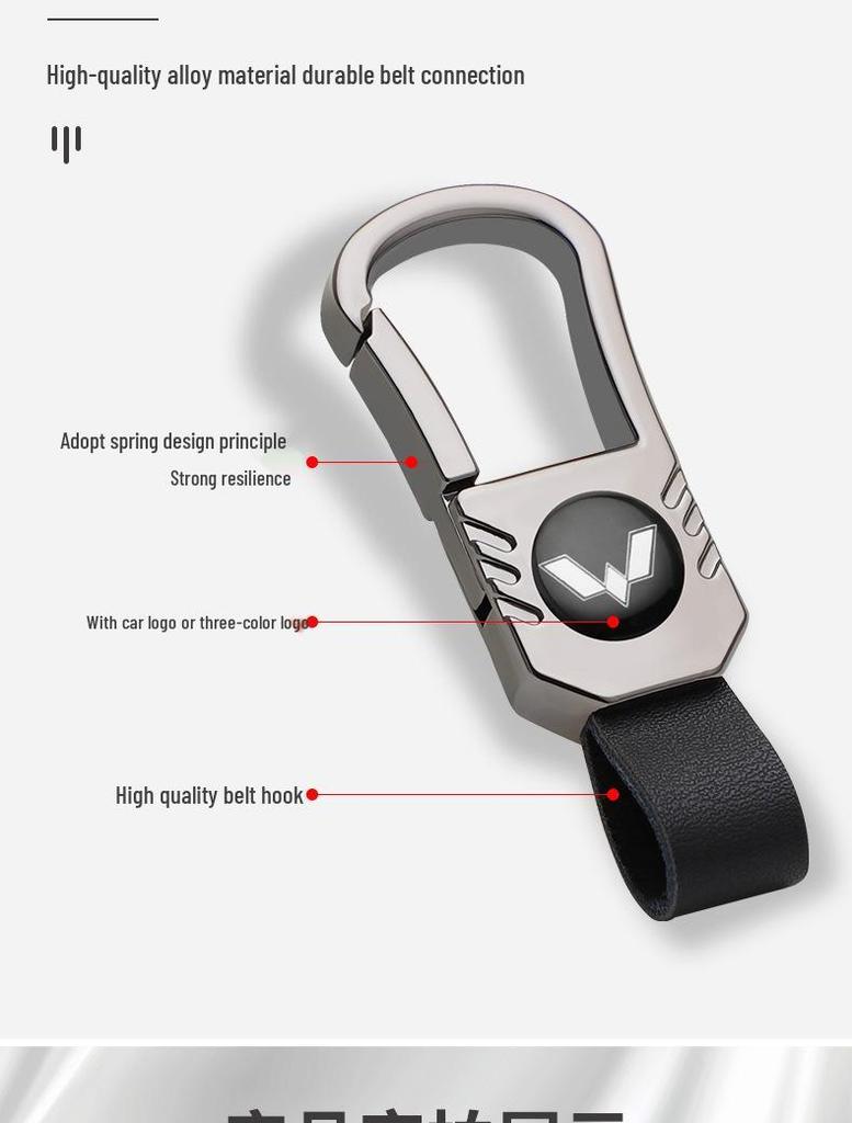 2020 Wuling Victory Key Case: Smart Remote Metal Cover with Full Wrap Protection and Buckle
