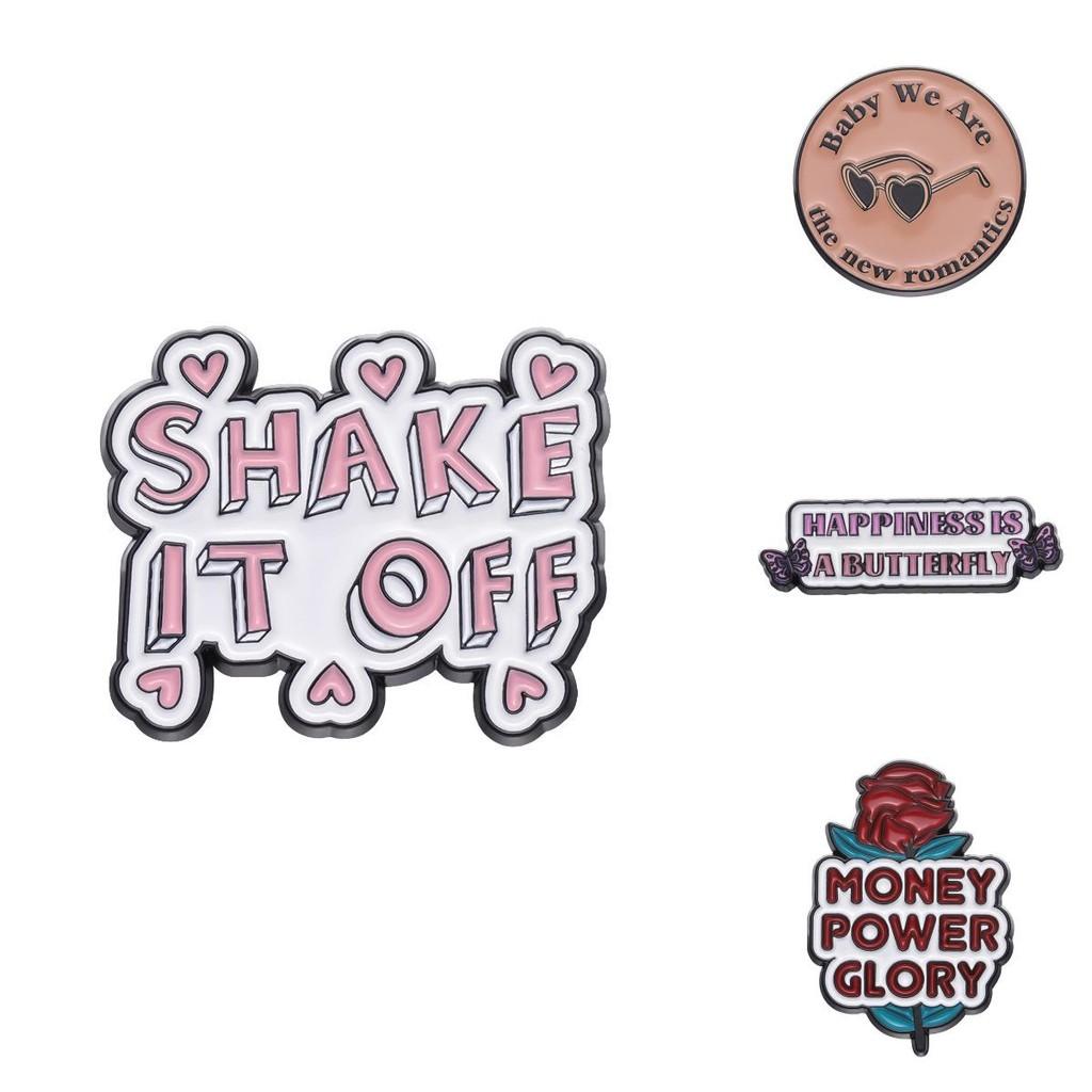 Уникальная стильная вдохновляющая брошь с буквой и геометрическим дизайном розы для модниц