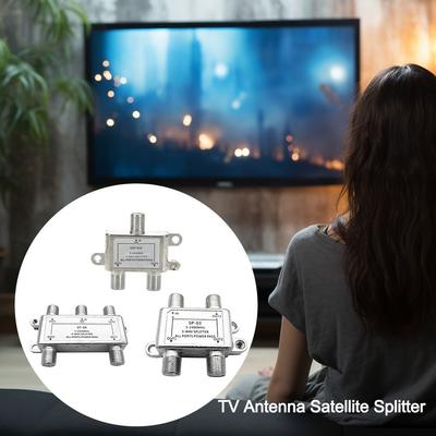 Розетка F-типа, телевизионная антенна, спутниковый разветвитель, кабельный разветвитель сигнала от 5 до 2400 МГц