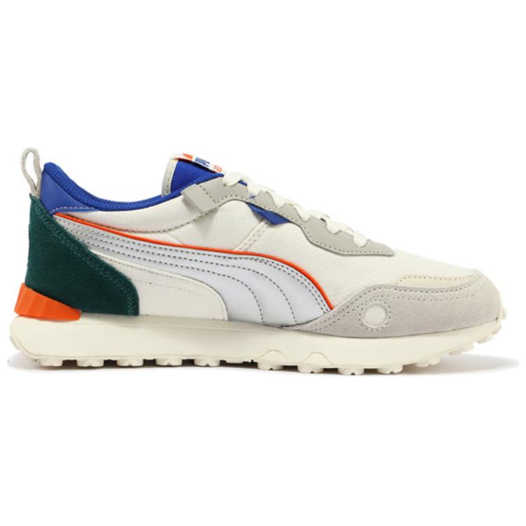 Puma Кроссовки Rider FV Future Vintage Низкие Бежево-Серые Зеленые Оранжевые Унисекс 387672-46