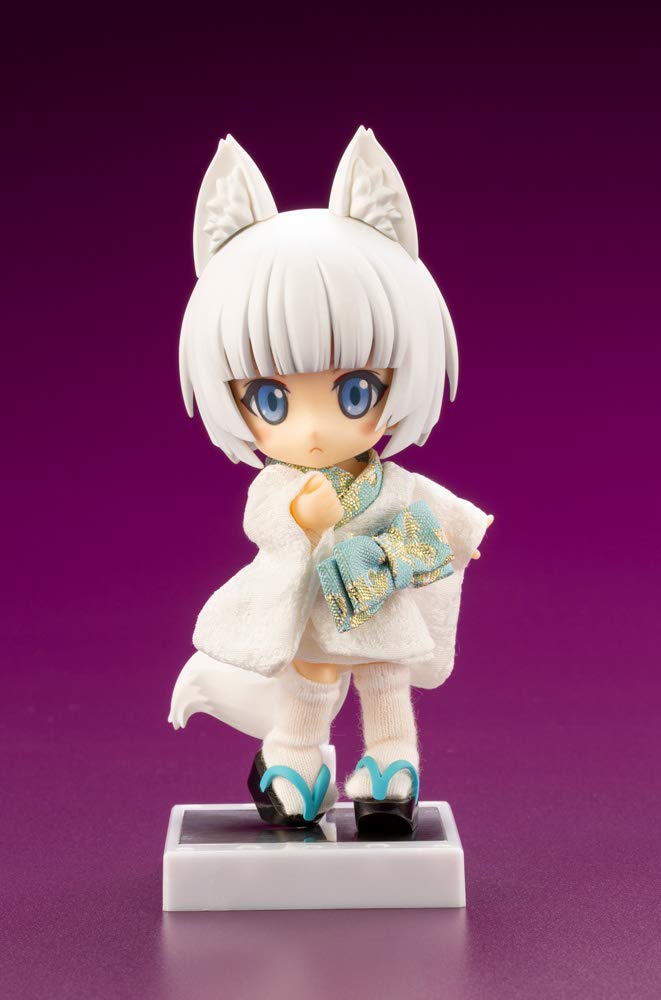 Tsuya Friends Белая Лиса ПВХ окрашенная подвижная фигурка Q-poche -Белая Лиса-
