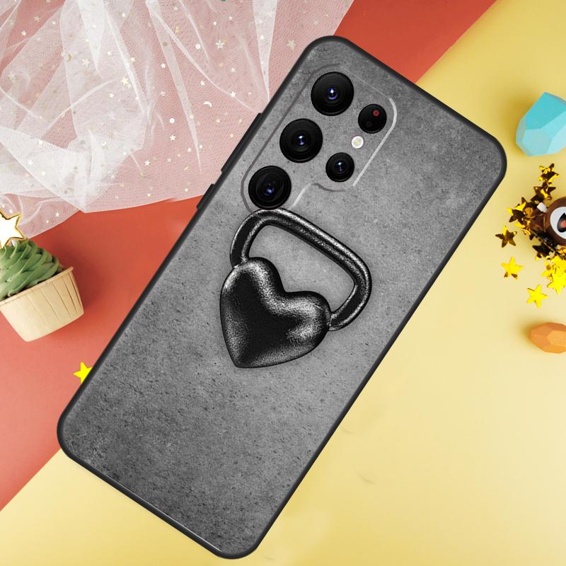 Bodybuilding Gym Fitness Phone Case For Samsung Galaxy S25 S26 Ultra S21 S20 S22 S23 Ultra S10 Plus S24 FE Cover Coque