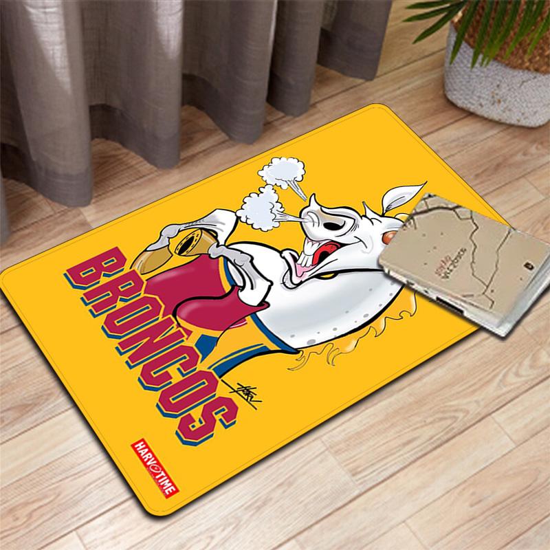 Broncos Pride Rug Floor Mat for Living Room or Bedroom Soft and Comfortable Carpet a Gift for Birthday and Holiday.PFF260912040