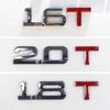 Наклейка с объемом автомобиля, металл 1,3 1,4 1,6 1,8 2,0 2,5 2,8 3,0 T, объемный логотип автомобиля, задний багажник, эмблема, значок, наклейки на автомобиль