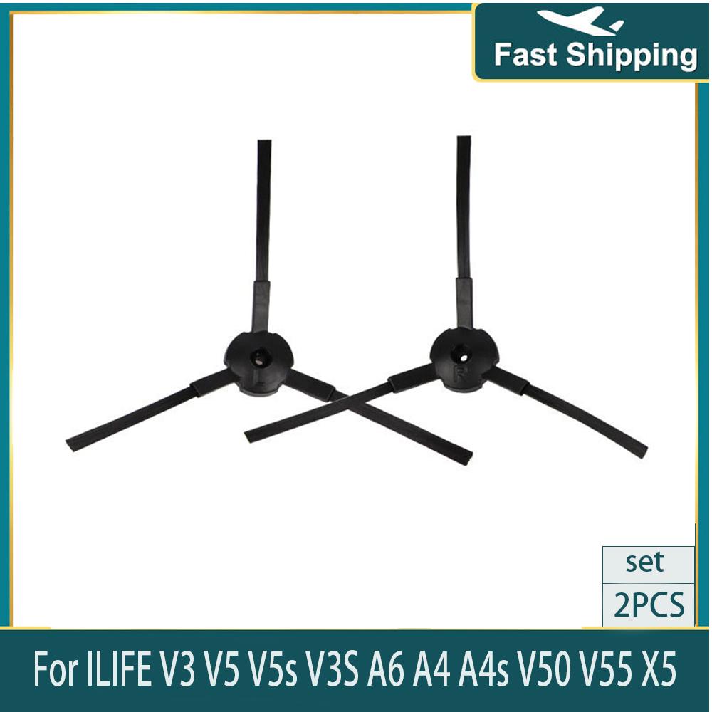 Side Brush HEPA Filter Kit for  ilife v5s v5 x5 ilife V3s v3s pro v3l v5s pro v50 Robot Vacuum Cleaner Panda x500