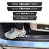 Защита бокового порога Rocky для Daihatsu Rocky A200S/210S всех серий, Наклейка защиты двери автомобиля, Кожа, Сильный клей, Водостойкий, Грязеотталкивающий
