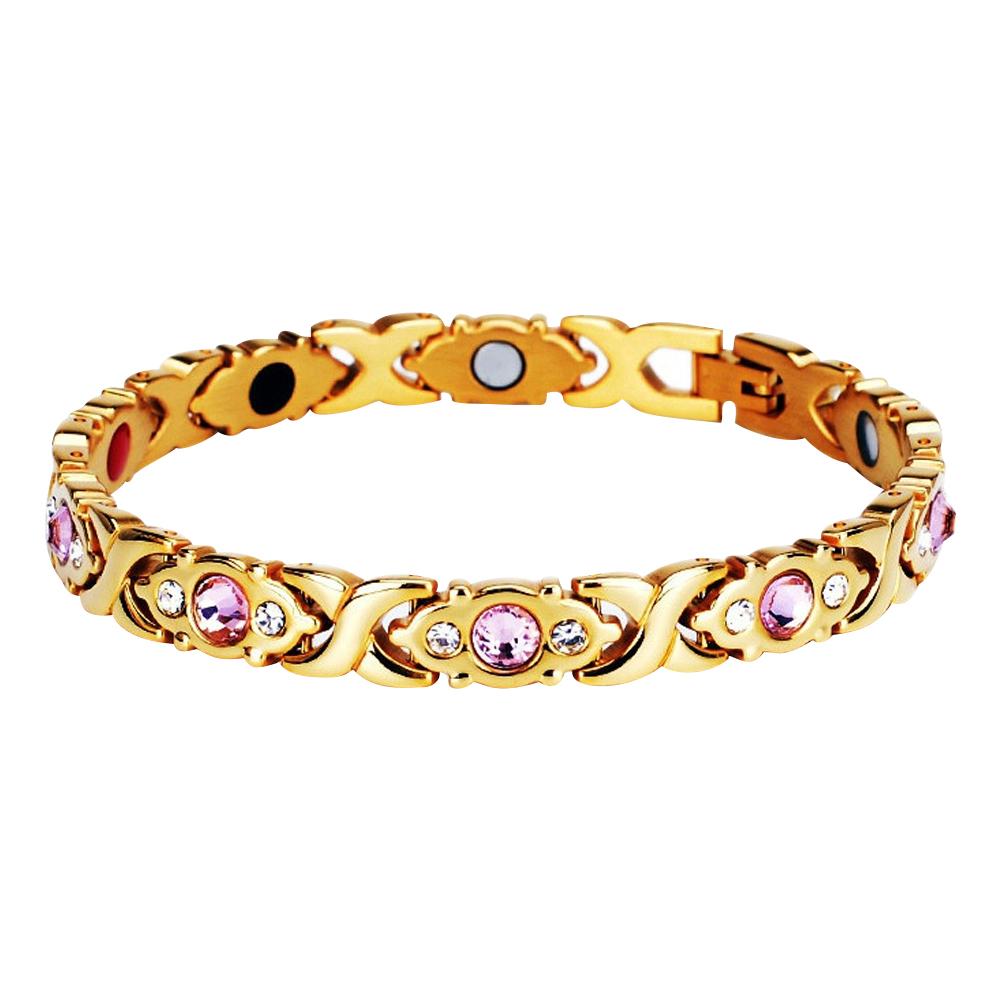 Магнитотерапевтический браслет для похудения, магнитный браслет для детоксикации лимфы, регулируемый браслет, природная энергия для облегчения боли при артрите