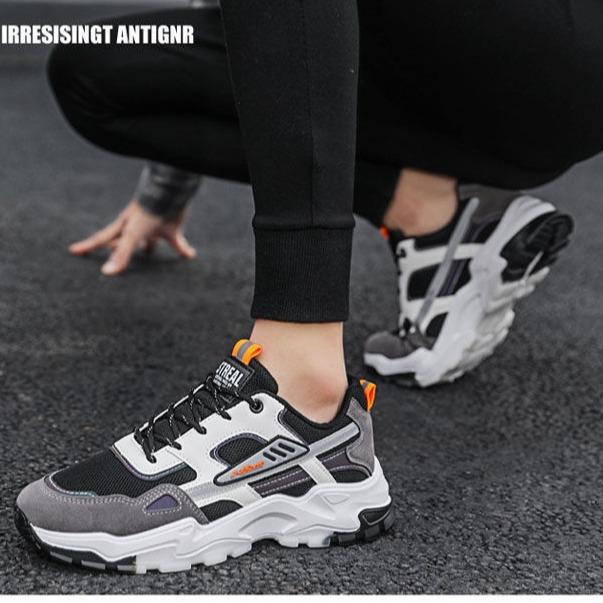 Men's Breathable Mesh Running Sneakers Running Shoes Outdoor Anti-skid Sports Running Shoes Men Fashion Sports Shoes 2024