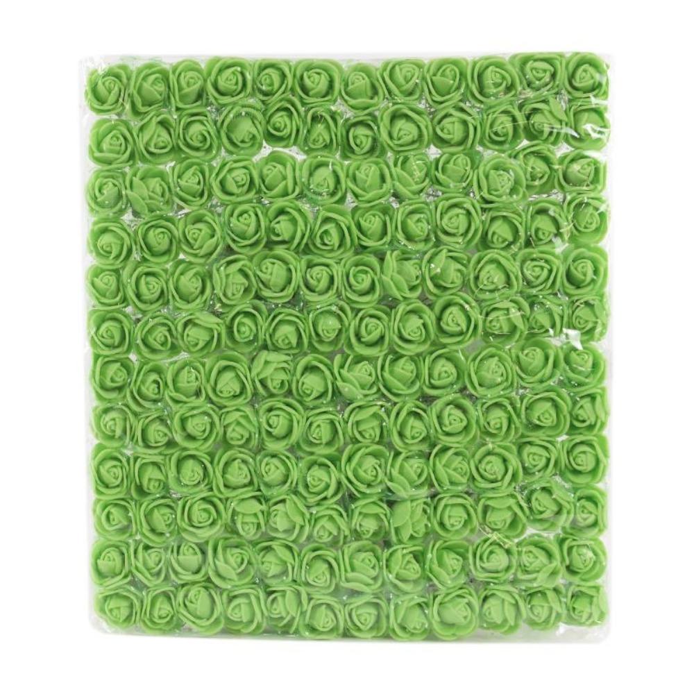 144/288 шт. Мини Кружевная Роза Искусственный Цветок Маленькие Головки Роз из Пенопласта Свадебное Украшение DIY Ремесло Букетные Принадлежности