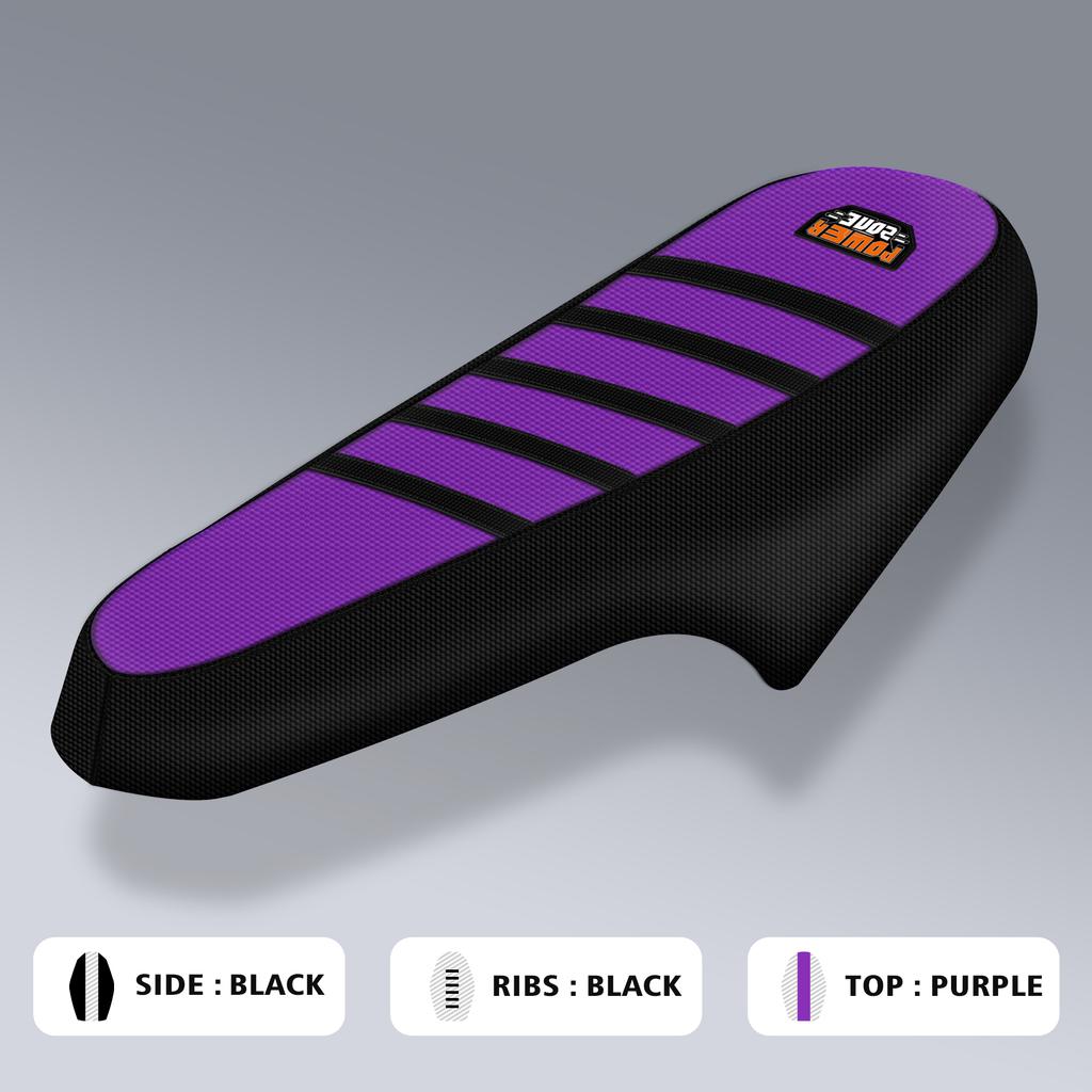 Powerzone Motorcycle Seat Cover For Ridstar Q20 Electric E Bike Soft Rubber Waterproof Non-slip Ribbed Motorcycle Accessories