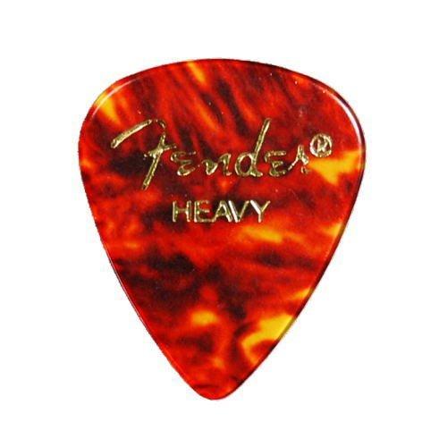 Guitar Picks Fender Teardrop Heavy Shell, 10-Pack