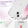 Ударопрочный чехол для iPhone 16 15 14 13 12 11 Pro Max Ультратонкий силиконовый мягкий прозрачный чехол для Apple 13 12 Mini 15 14 Plus Защитная крышка