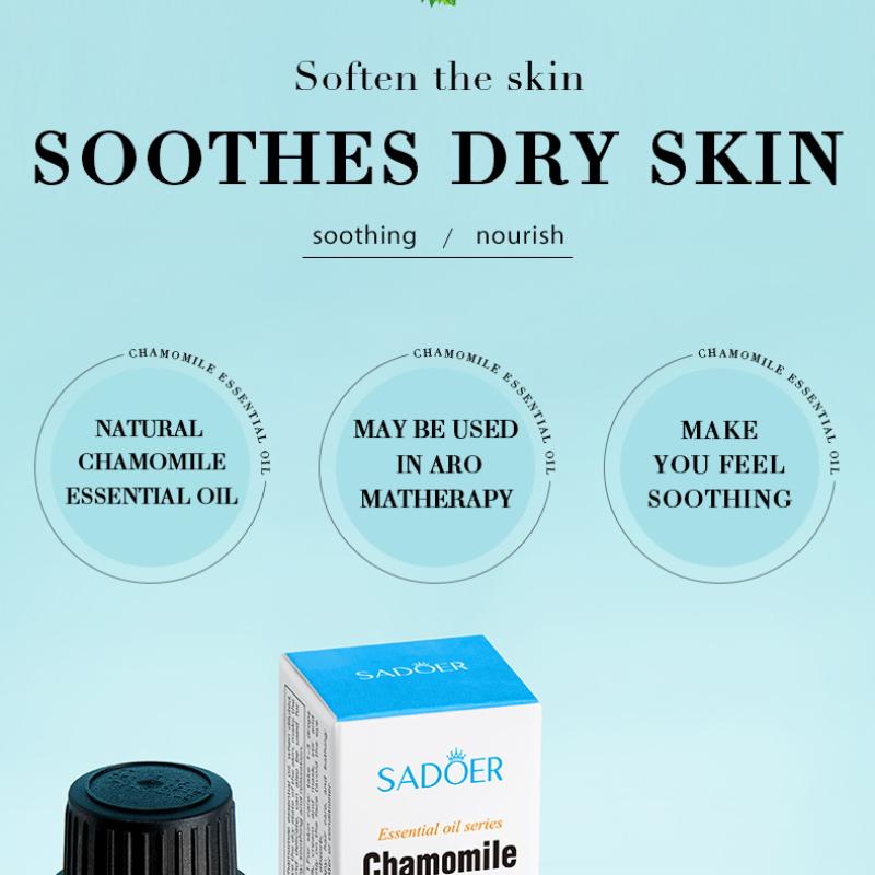 Botanical Essential Oil SADOER Rose Lavender Rosemary Moisturizing Massage Essential Oil