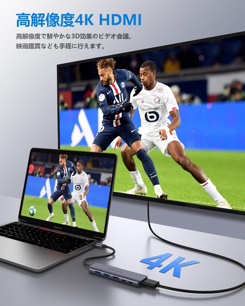 USB C Hub Adapter Hdmi HDMI 2 Ports X 3 Ports 5Gbps High Speed Data Transfer PD 100W Fast Charging Adapter Usb C Hdmi Compatible with Macbook Hub