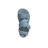Adidas Sumra Sandals Comfortable Versatile Non-Slip Durable Low-Top Kids Sandals Kids Sandals Gray Blue FV0833