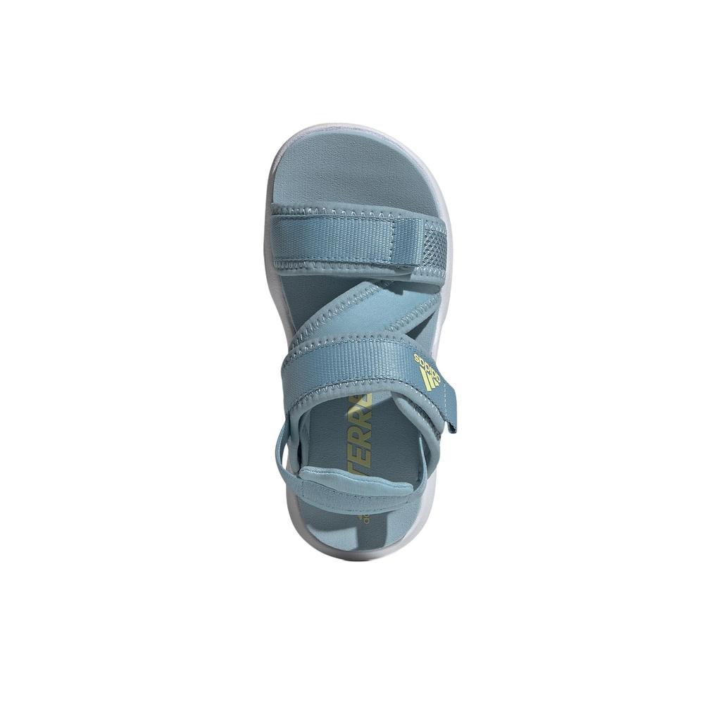 Adidas Sumra Sandals Comfortable Versatile Non-Slip Durable Low-Top Kids Sandals Kids Sandals Gray Blue FV0833