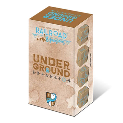 Пакет расширения «Railroad Ink Challenge Dice» (Под землей)