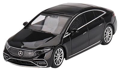 MINI GT Масштаб EQS 580 4MATIC Черный Готовое изделие 1/64 Mercedes-Benz (Левый руль)