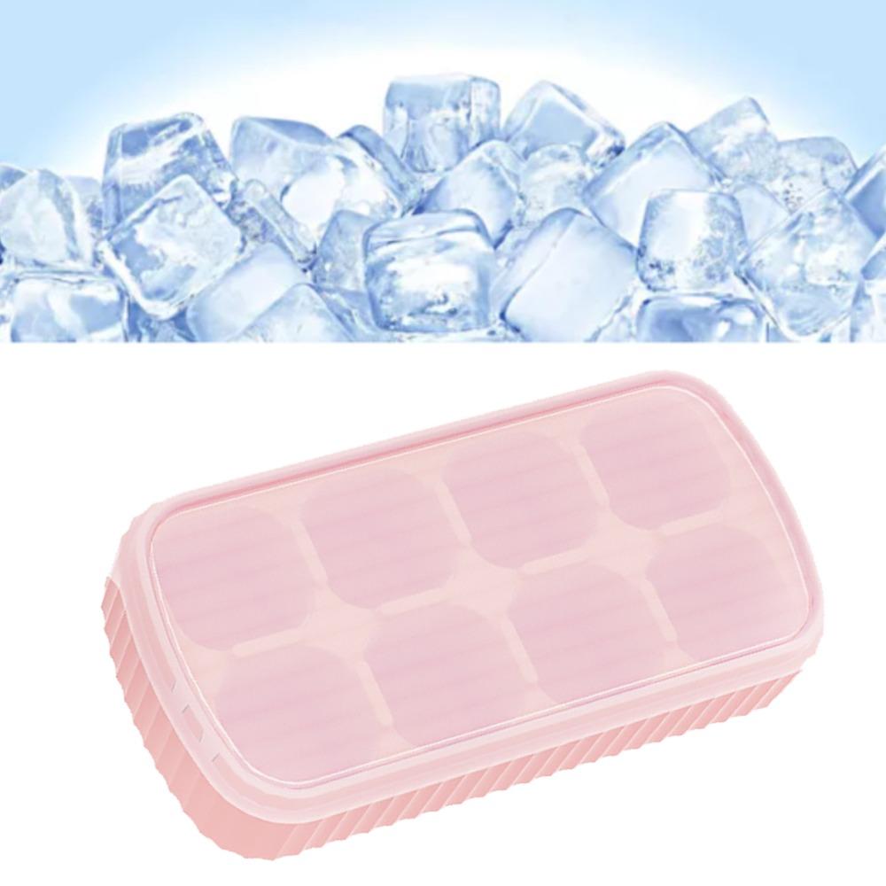 Silicone Ice Cube Trays With Lid Square Shape Flexible Ice Cube Tray Silicone Ice Cube Tray Bar