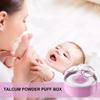 1 Baby Powder Box, Dispenser Box, Baby Care Set, Travel Powder Puff, Soft, BPA-free, Travel Portable