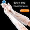 Disposable Elongated Gloves Thickened Arm Gloves Household Dishwashing Waterproof Non-slip 60cm Housework Gloves