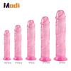 5 Sizes Realistic Jelly Dildo Women Erotic Anal Sex Toys Gay Soft Clitoris Vaginal Masturbators Penis Suction Cup Dick