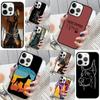 Cartoon Doberman Dog Phone Case Cover for iPhone 17 Air 16 16e 12 11 13 14 15 Pro Max for Apple Plus Coque