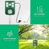 Ultrasonic Cat Repeller, Solar Battery Powered Fox Deterrent Repeller, Rechargeable Outdoor Waterproof Dog Repeller with Motion Sensor for Garden