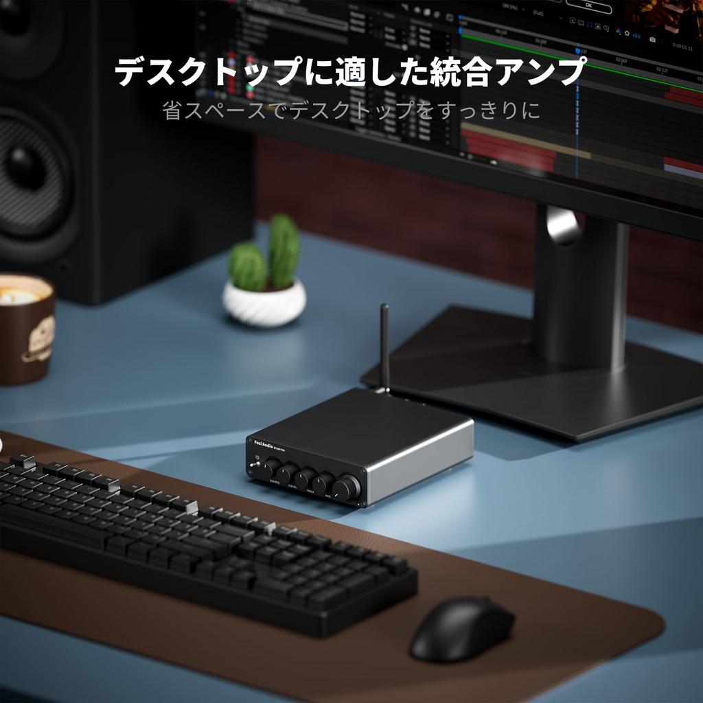 Fosi Audio BT30D PRO Bluetooth Power Amplifier TPA3255 Channel Mini Class D Integrated Amplifier Integrated Amplifier Stereo Audio Amplifier Suitable