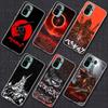 Чехол для телефона Red Sun Guts Berserk с аниме для Xiaomi Redmi Note 9s 8 11 7 9 10 Pro 10s 11s, прозрачный чехол Red mi Note 8Pro K40, чехлы