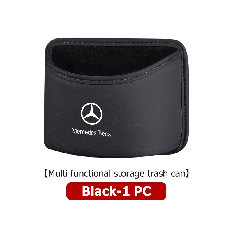 Car Side Door Trash Bin Hanging Garbage Dust Case Storage Box For Mercedes Benz CLK GLC W212 C200 C300 W203 W204 W205 W169 W176