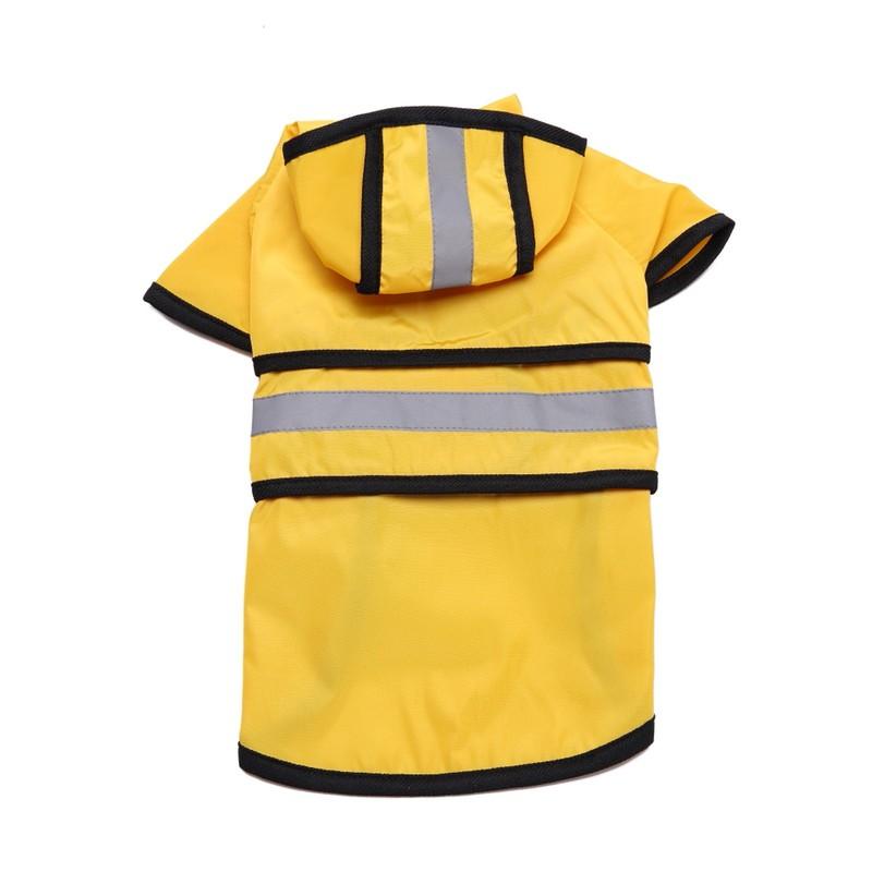 Floats for Dogs Medium Large Pet Raincoat Small Dog Raincoat Hook& Hooded And Reflective Calming Jacket for Dogs with Anxiety