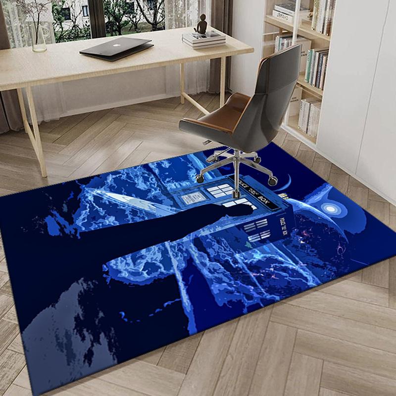 telephone booth Carpet, Chair Rug,Rug for Office Bedroom living rooms, Doormat decor Fan Gift Christmas Gift