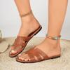 Женские балетки тапочки новые сандалии легкая трендовая обувь для женщин плоские повседневные удобные пляжные тапочки шлепанцы женские