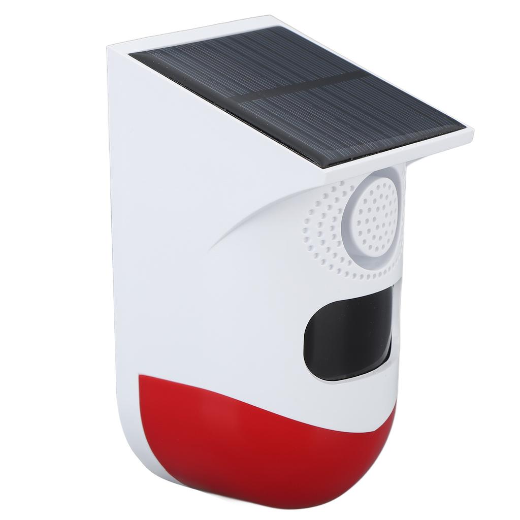 Motion Sensor Alarm Solar Sound and Light Alarm Wireless IP67 Intelligent Outdoor Alarm with Built